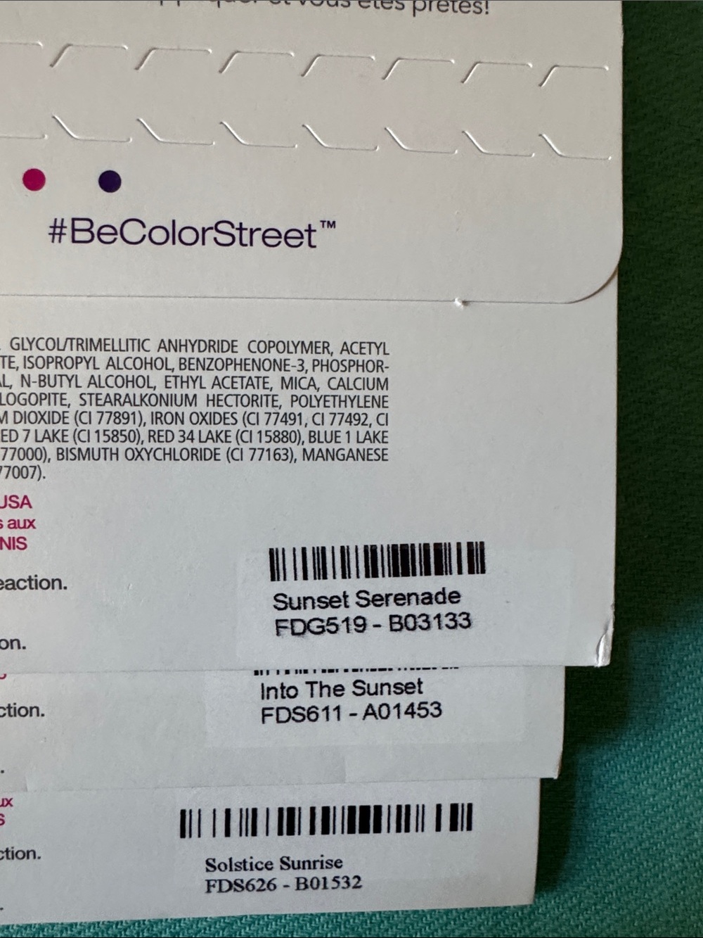 Color Street Summer sets - Picture 5 of 6